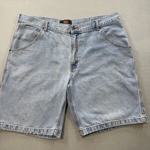 Route 66 Men's Denim Carpenter Shorts Size 40 Light Wash Vintage Y2K